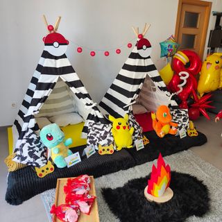Fiesta de pijamas con tipis