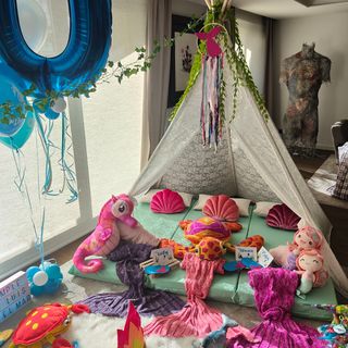 Fiesta de pijamas con tipis