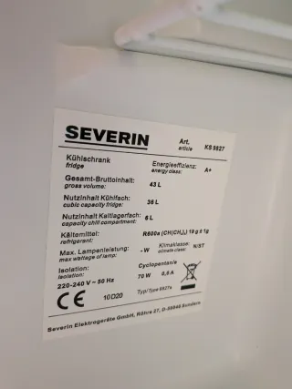 Mini nevera Severin 43 L
