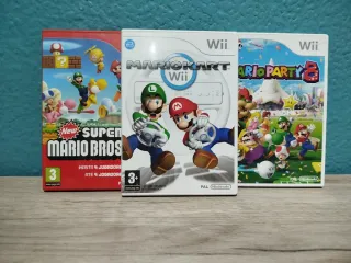 Juegos Wii: Mario Kart Wii y Mario Party 8