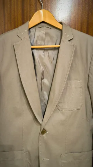 Americana Zara Man Beige Talla 48