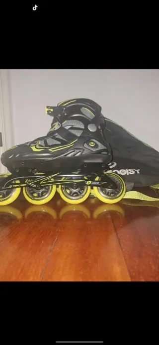 Patines Topicnoisy Negros y Amarillos