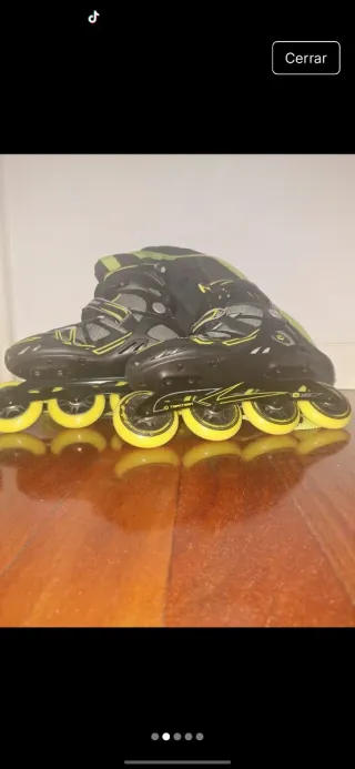Patines Topicnoisy Negros y Amarillos