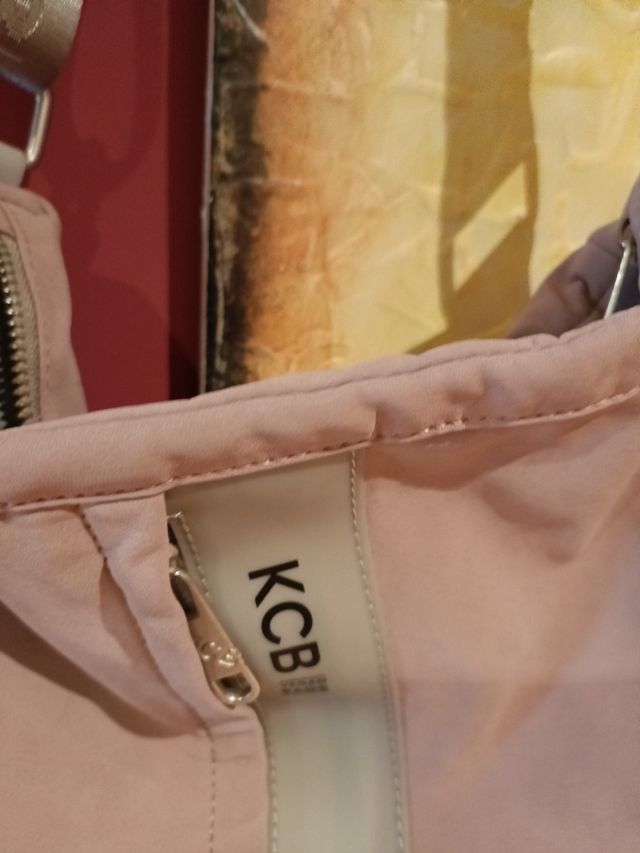 Bolso bandolera KCB rosa claro
