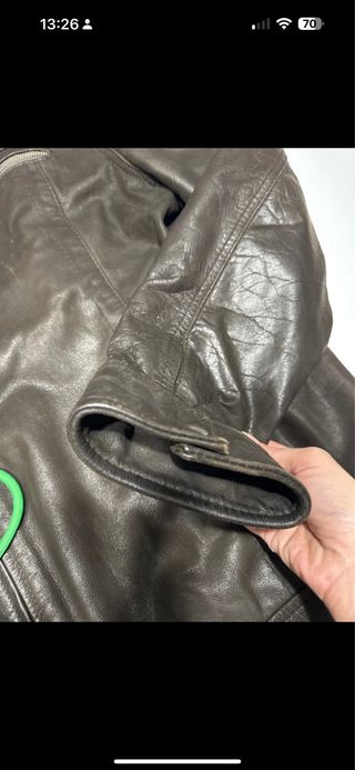 Chaqueta de cuero Celio Talla XXL