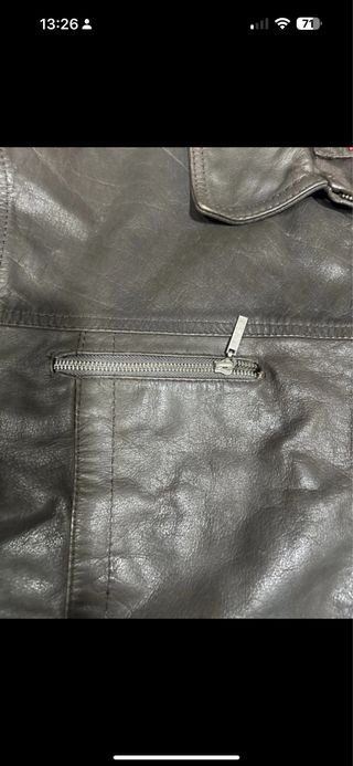 Chaqueta de cuero Celio Talla XXL