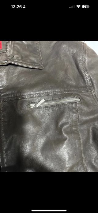 Chaqueta de cuero Celio Talla XXL