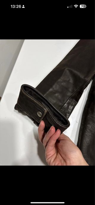 Chaqueta de cuero Celio Talla XXL