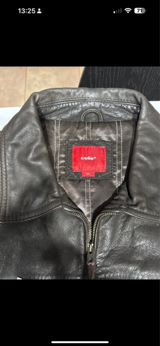 Chaqueta de cuero Celio Talla XXL