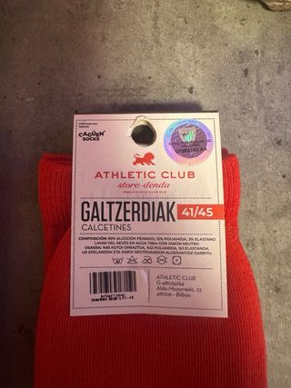 2 Pares Calcetines Athletic Club talla 41/45