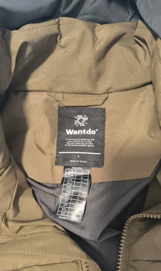 Chaqueta Wantdo verde militar