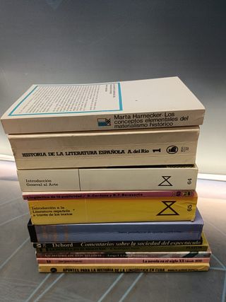 11 libros, textos periodísticos, lingüística de la publicidad, la novela en el siglo XX y mas
