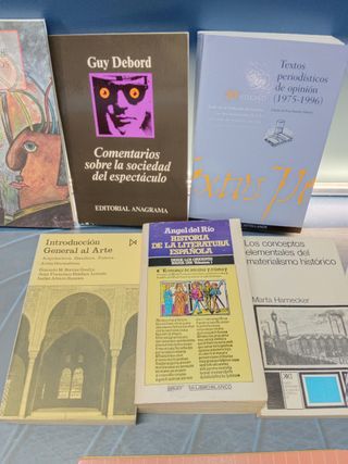 11 libros, textos periodísticos, lingüística de la publicidad, la novela en el siglo XX y mas