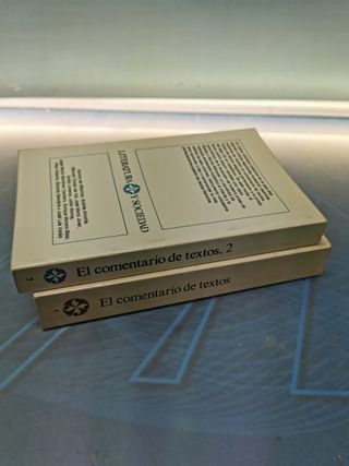 2 tomos, El comentario de textos, 1 Y 2, EDITORIAL CASTALIA