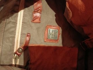 Borsa Campomaggi grande verde e pelle