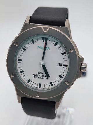 Reloj Pulsar Titanium Hombre Esfera Blanca