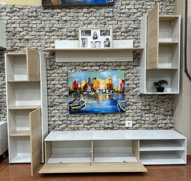 CONJUNTO DE MUEBLE DE SALON Y TV