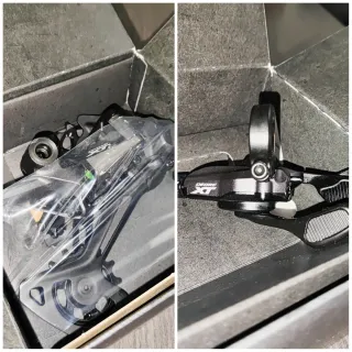 *PACK NUEVO* SHIMANO XT Desviador + Maneta 12V