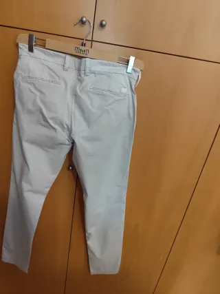 Pantalone uomo estivo Entre Amis grigio chiaro