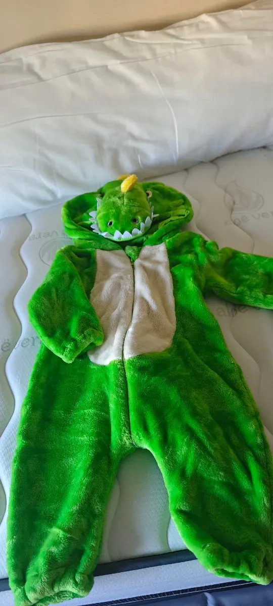 Disfraz Dinosaurio Verde Talla Infantil