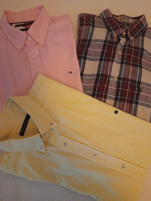 LOTE CAMISAS. Adolfo Domínguez/Tommy Hilfiger