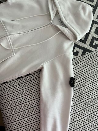 Sudadera Stone Island Blanca