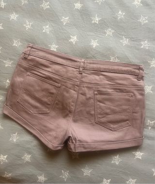Shorts vaqueros rosas 