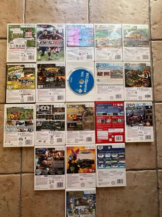 Juegos de wii 7€/ud 