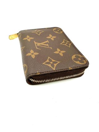 Monedero Louis Vuitton Zippy Marrón y Dorado