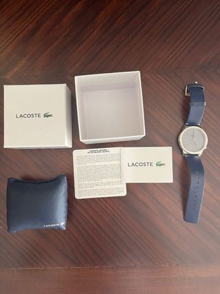 Reloj Lacoste Azul y Plateado