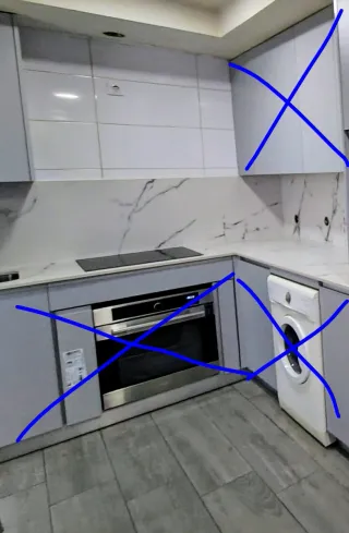 Mármol Dekton 8m , 2 encimeras y 2 frontales.