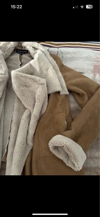 Chaqueta/Cárdigan Beige y Marrón Talla M