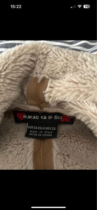 Chaqueta/Cárdigan Beige y Marrón Talla M