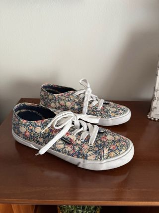 Zapatillas Bass3d flores talla 40