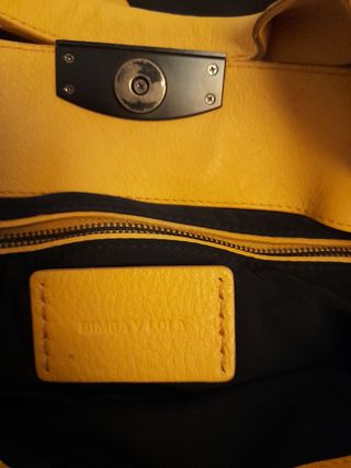 Bolso Bimba y Lola Piel mostaza 
