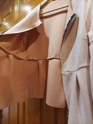 Chaqueta neopreno rosa palo