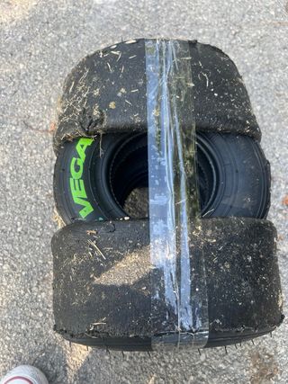 Ruedas Vega verdes (karting)