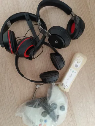 Auriculares y mandos Xbox/Wii