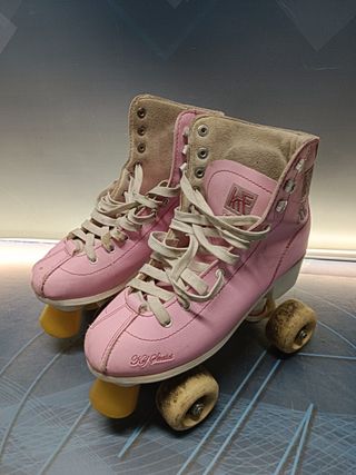 Patines KRF school talla 38, color rosa