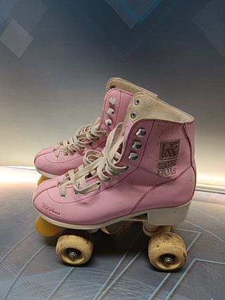 Patines KRF school talla 38, color rosa
