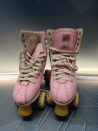 Patines KRF school talla 38, color rosa