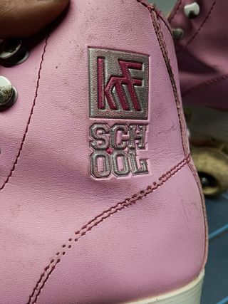 Patines KRF school talla 38, color rosa