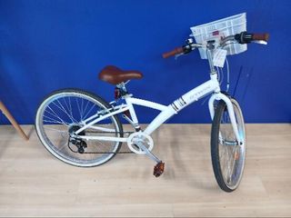 BICICLETA INFANTIL 24 PULGADAS POPLY 300 BLANCO