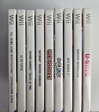 Lotto 9 giochi console Nintendo Wii Completi