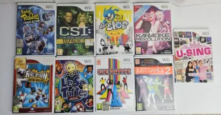 Lotto 9 giochi console Nintendo Wii Completi