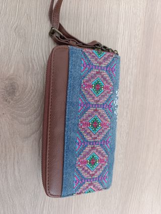 Cartera Desigual Denim Estampada