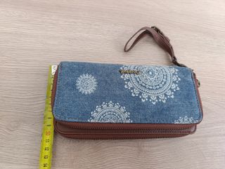 Cartera Desigual Denim Estampada