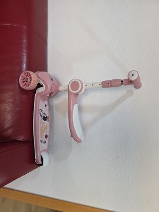 Patinete infantil 3 ruedas con asiento LED