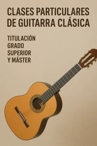 Clases particulares de guitarra clásica