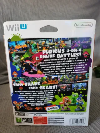 Splatoon Wii U + Amiibo Inkling Squid